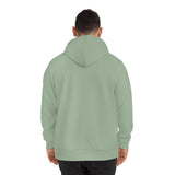 girls green graphic hoodie | sage green wellness slogan hoodie