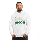 Copy of girls green graphic hoodie | sage green wellness slogan hoodie