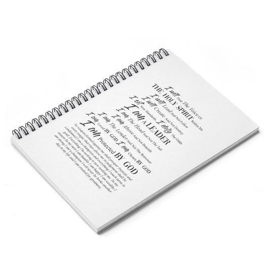 AFFIRMATIONS NOTEBOOK - RULED LINE