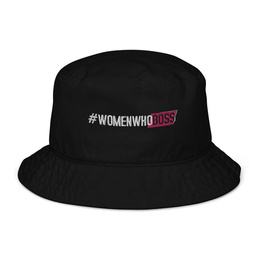 WWB Black Organic bucket hat
